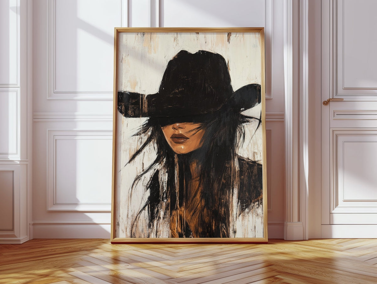 Outlaw Grace Western Cowgirl Portrait - Quarter Circle AK Boutique