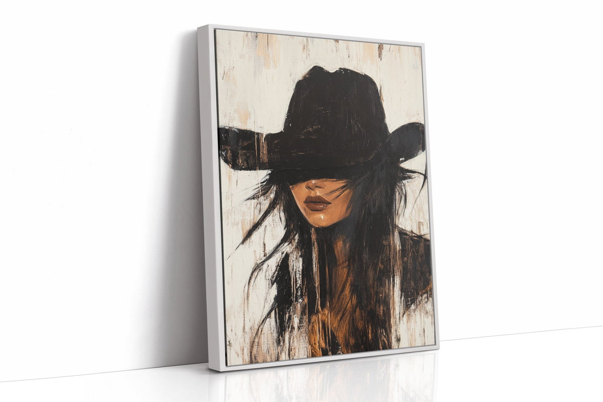 Outlaw Grace Western Cowgirl Portrait - Quarter Circle AK Boutique