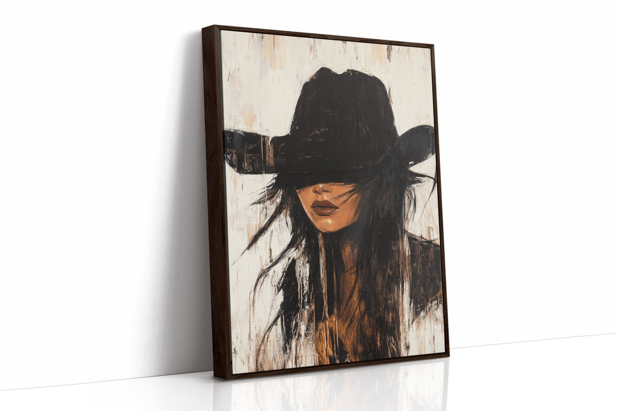 Outlaw Grace Western Cowgirl Portrait - Quarter Circle AK Boutique