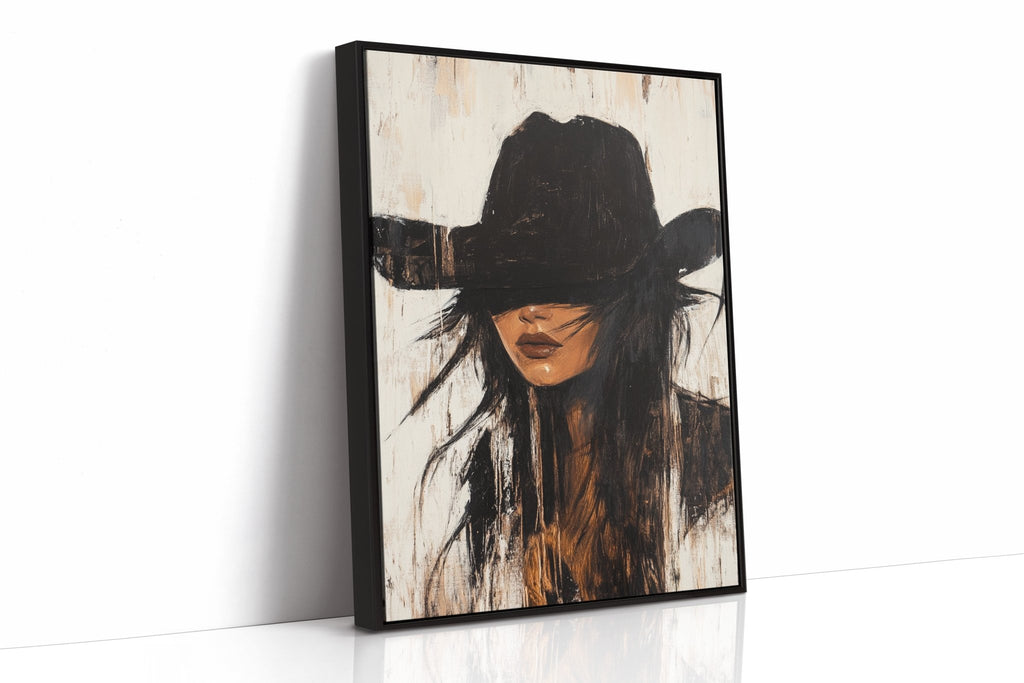 Outlaw Grace Western Cowgirl Portrait - Quarter Circle AK Boutique