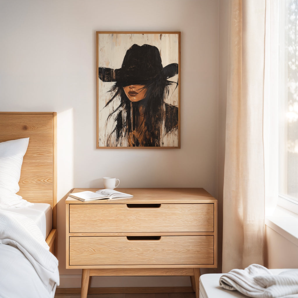 Outlaw Grace Western Cowgirl Portrait - Quarter Circle AK Boutique