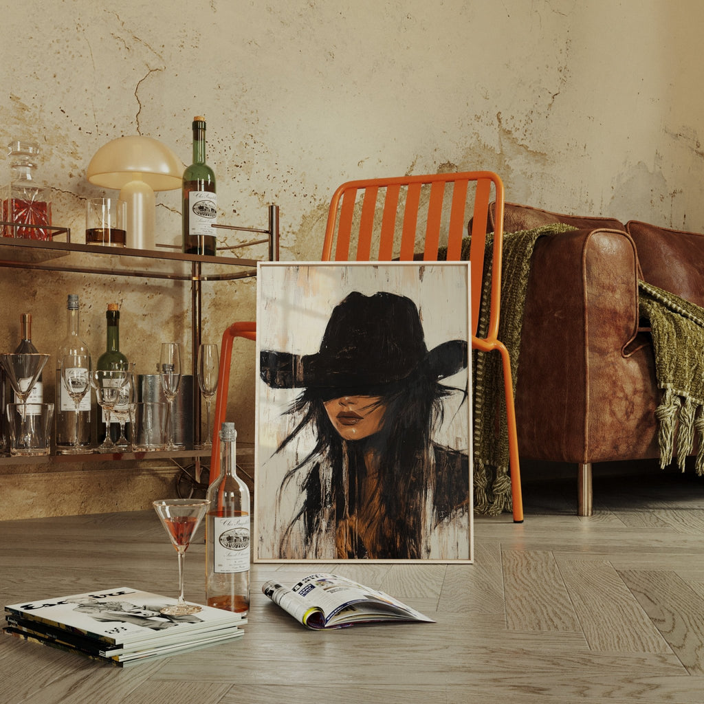 Outlaw Grace Western Cowgirl Portrait - Quarter Circle AK Boutique