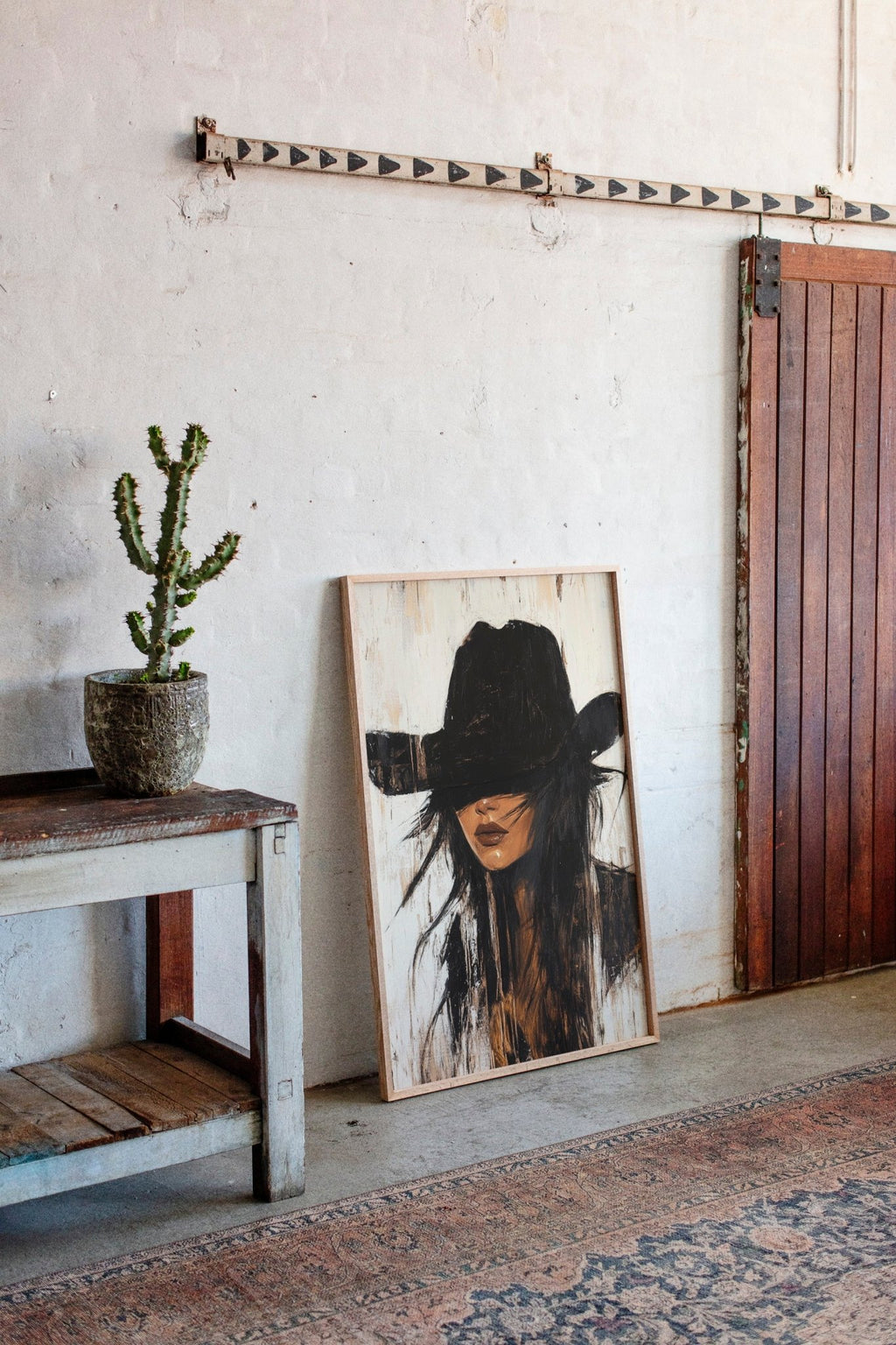 Outlaw Grace Western Cowgirl Portrait - Quarter Circle AK Boutique