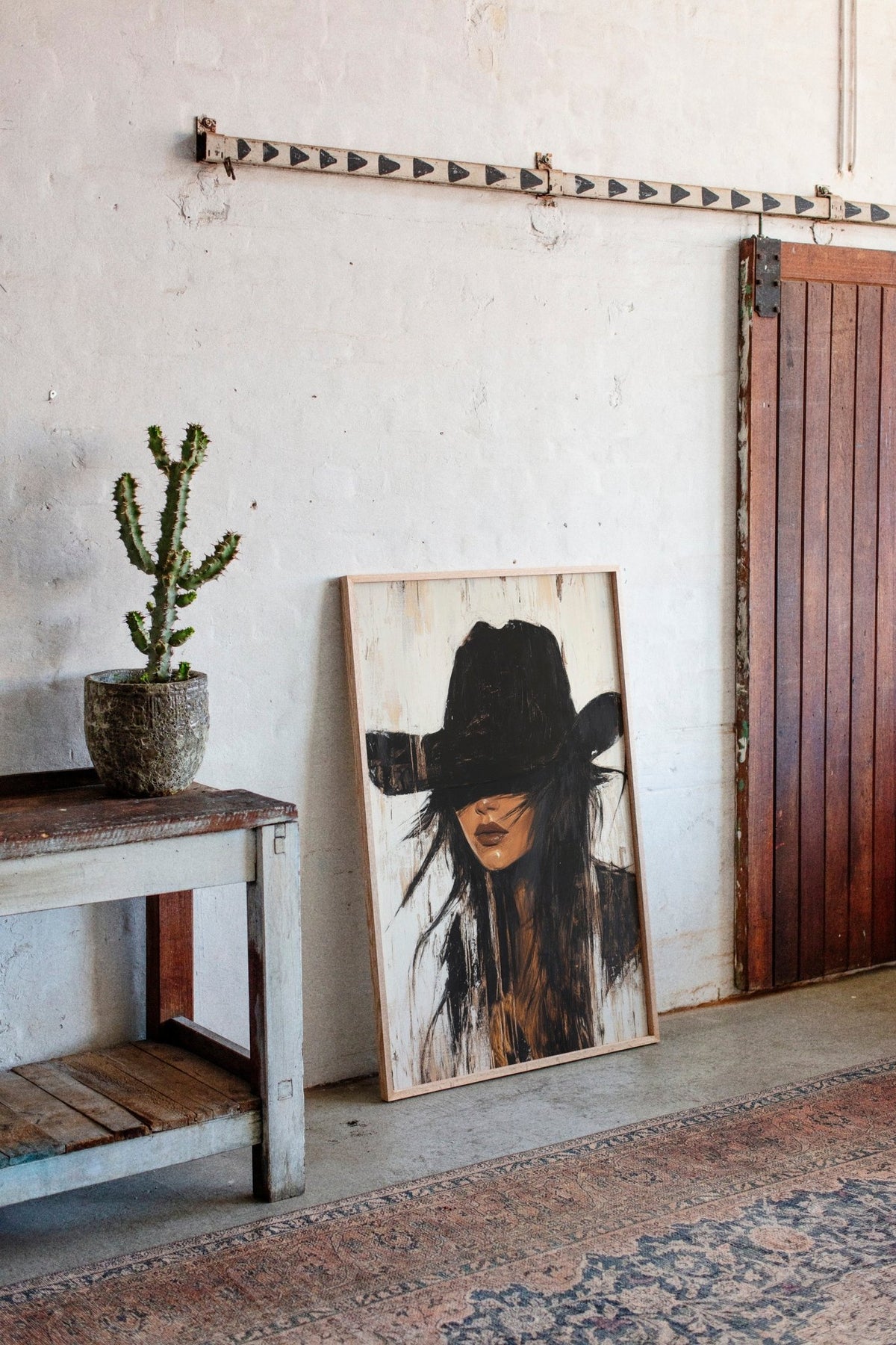 Outlaw Grace Western Cowgirl Portrait - Quarter Circle AK Boutique