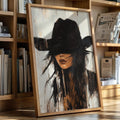 Outlaw Grace Western Cowgirl Portrait - Quarter Circle AK Boutique
