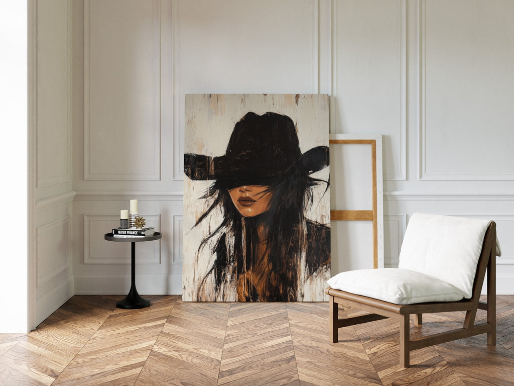 Outlaw Grace Western Cowgirl Portrait - Quarter Circle AK Boutique