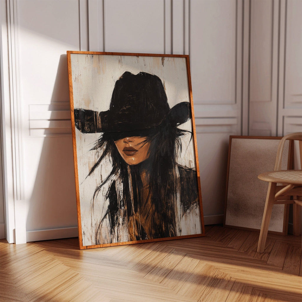 Outlaw Grace Western Cowgirl Portrait - Quarter Circle AK Boutique