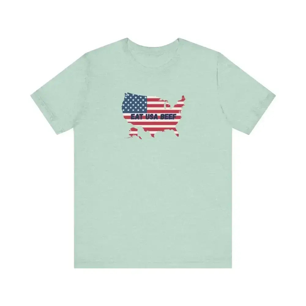 Patriotic Beef T-Shirt, Beef Pride Tee, Meat Lovers Patriotic Apparel