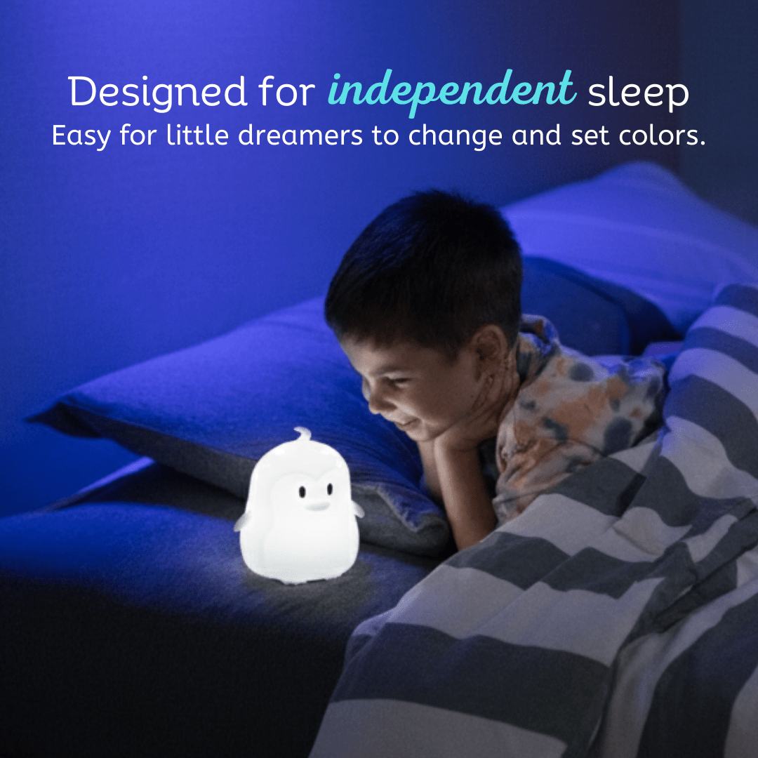 Pebbles the Penguin Night Light - Quarter Circle AK Boutique