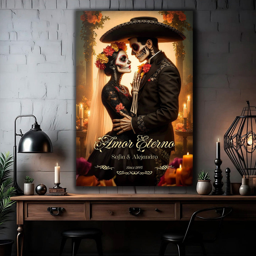 Personalized Eternal Love Halloween Sign - Quarter Circle AK Boutique