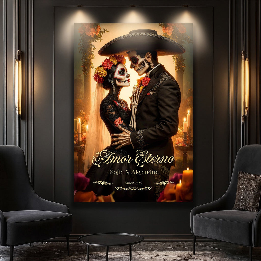 Personalized Eternal Love Halloween Sign - Quarter Circle AK Boutique