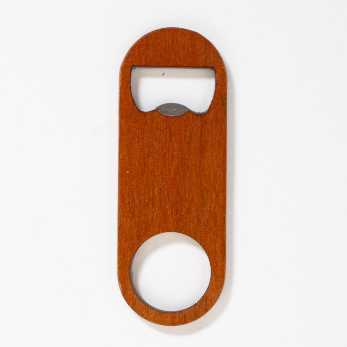 Personalized Wood Veneer Small Bottle Opener - Quarter Circle AK Boutique