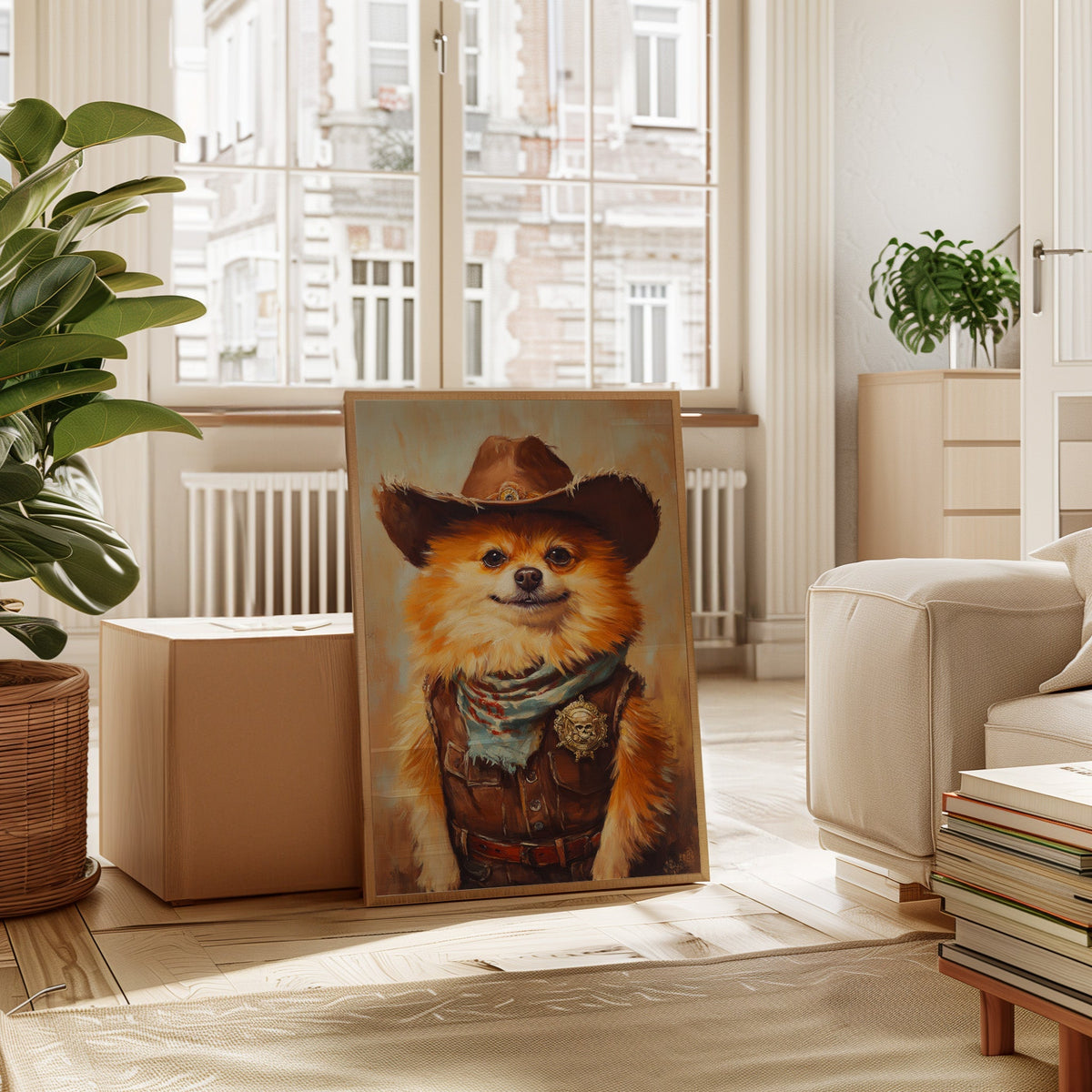 Pomeranian Wild West Deputy - Quarter Circle AK Boutique