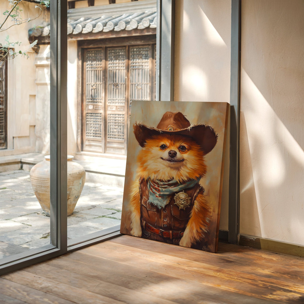 Pomeranian Wild West Deputy - Quarter Circle AK Boutique