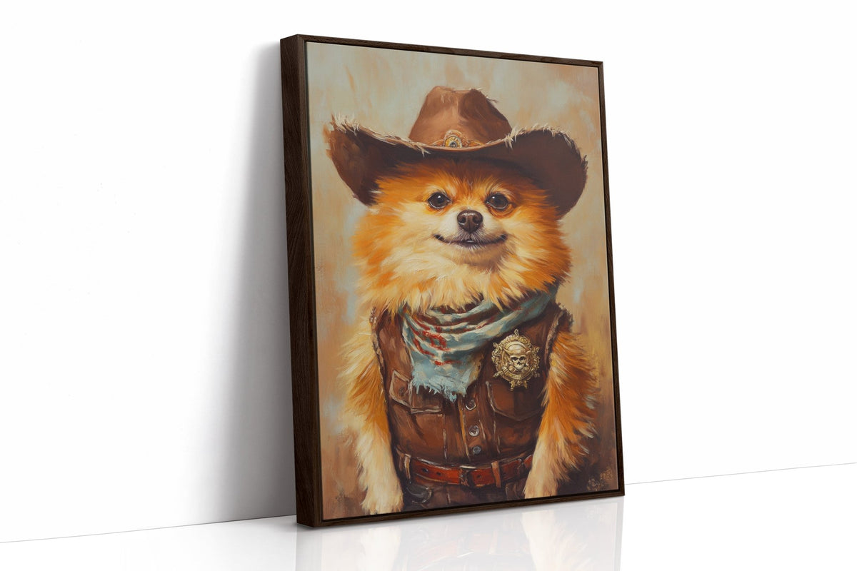 Pomeranian Wild West Deputy - Quarter Circle AK Boutique