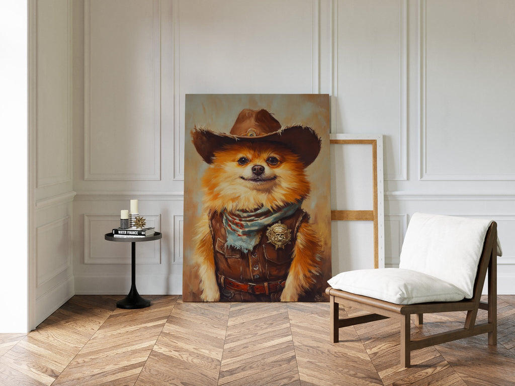 Pomeranian Wild West Deputy - Quarter Circle AK Boutique