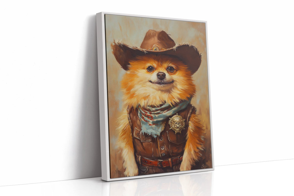 Pomeranian Wild West Deputy - Quarter Circle AK Boutique