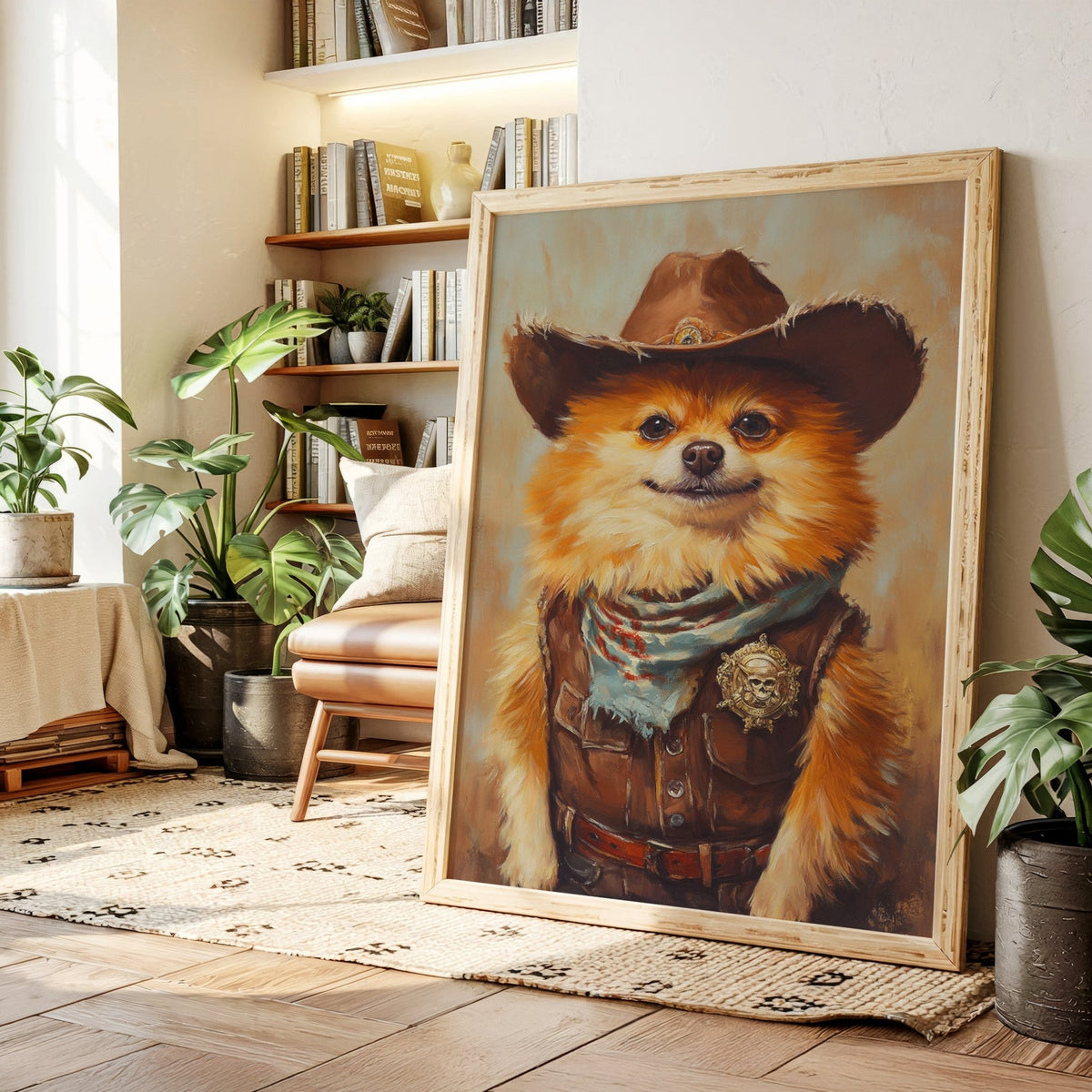 Pomeranian Wild West Deputy - Quarter Circle AK Boutique