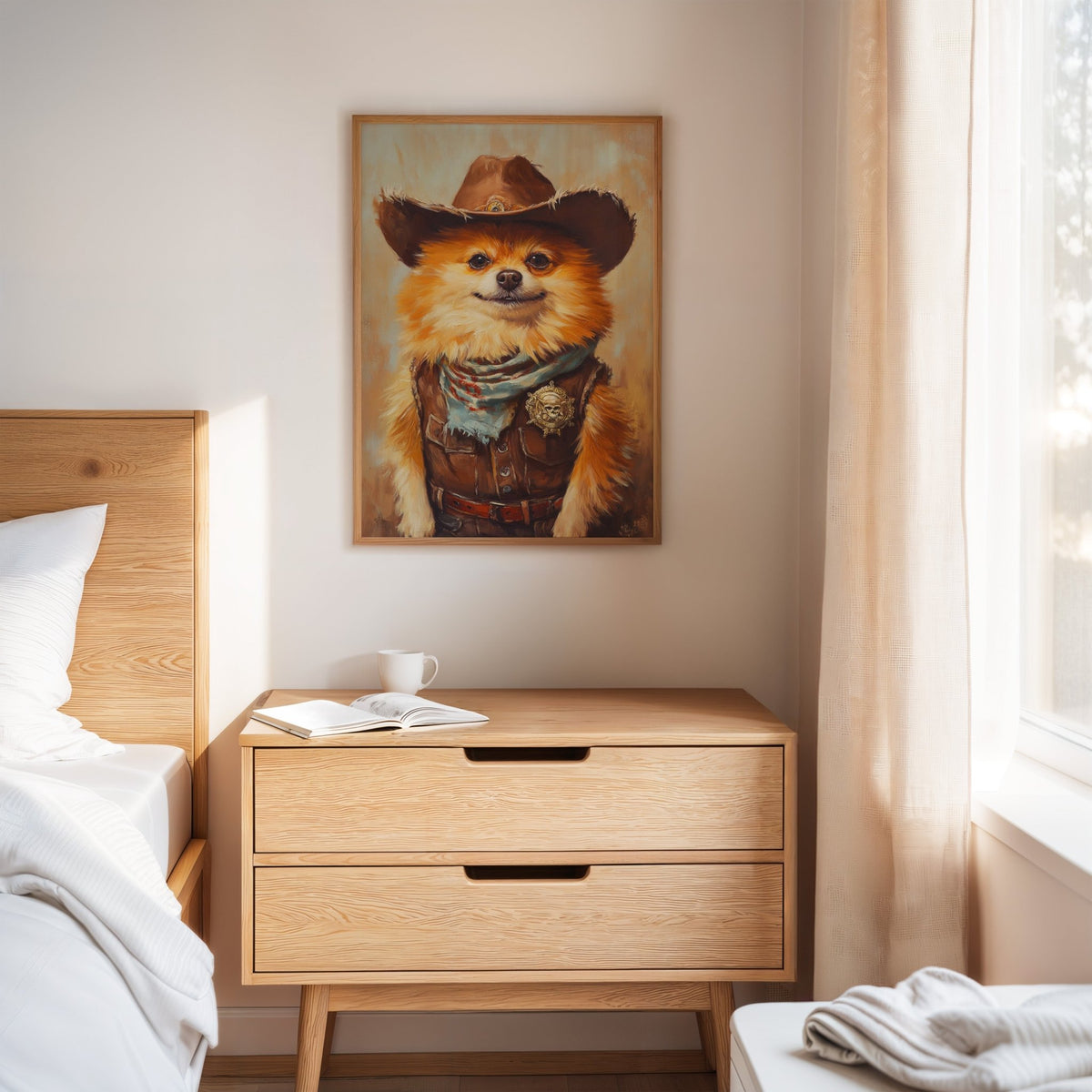 Pomeranian Wild West Deputy - Quarter Circle AK Boutique