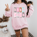 Preppy C ZERO collage tee or sweatshirt - Quarter Circle AK Boutique
