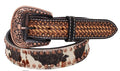 Rafter T Peppered Hide Ladies' Belt - Quarter Circle AK Boutique