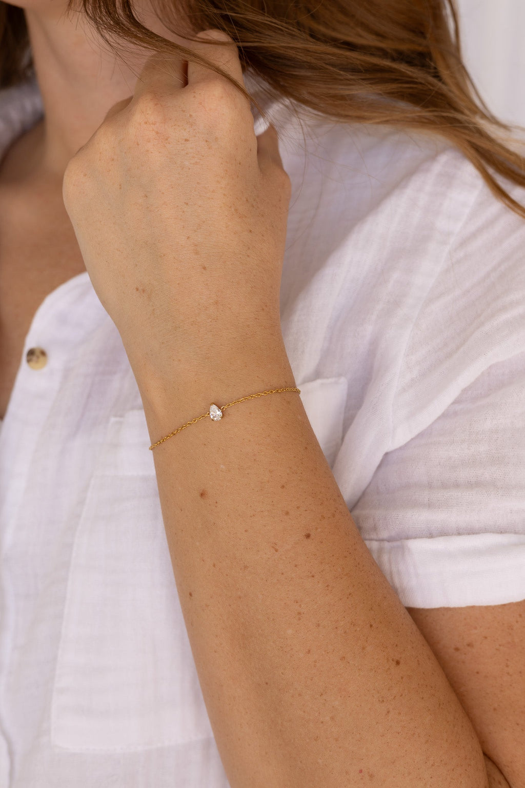 Raindrop Bracelet - Quarter Circle AK Boutique