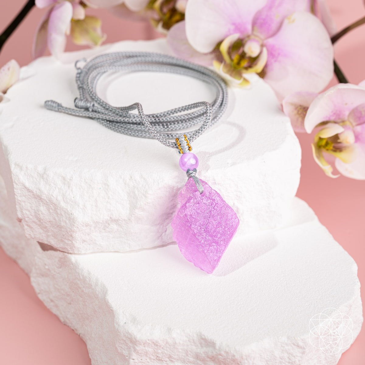 Rarer Than Diamonds - The Pink Kunzite Pendant - Quarter Circle AK Boutique