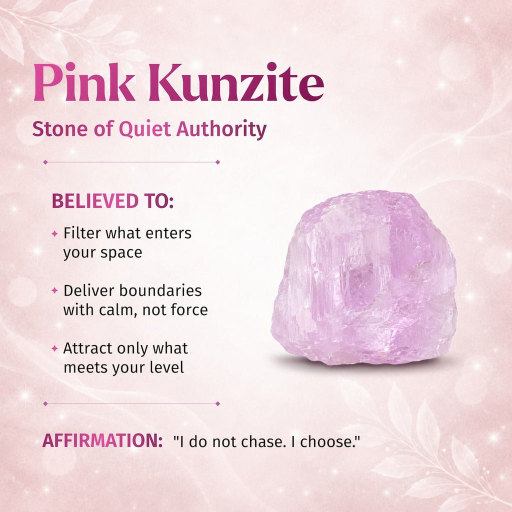 Rarer Than Diamonds - The Pink Kunzite Pendant - Quarter Circle AK Boutique