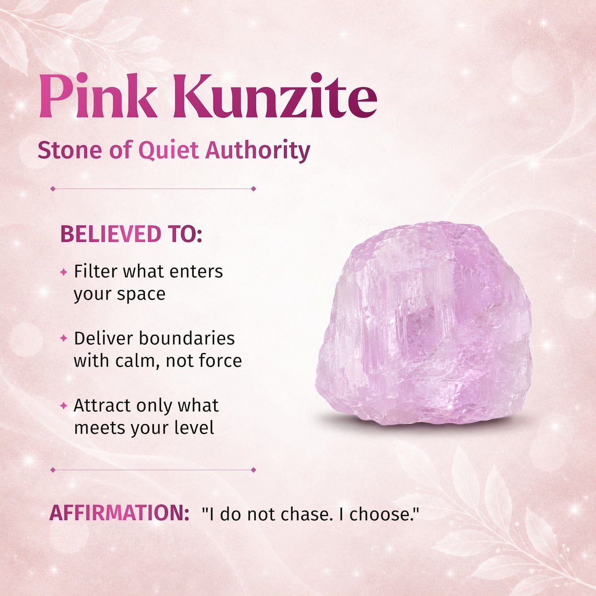 Rarer Than Diamonds - The Pink Kunzite Pendant - Quarter Circle AK Boutique