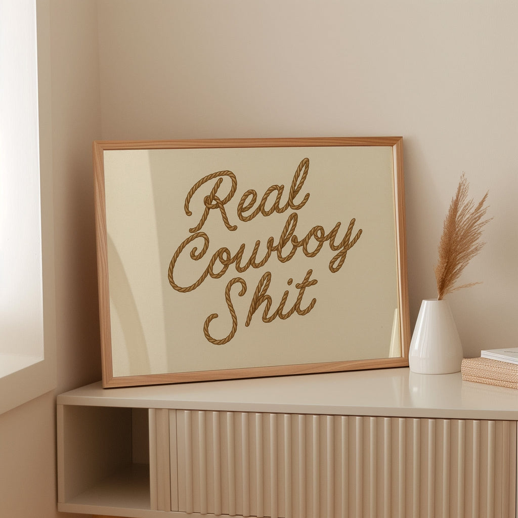 "Real Cowboy Sh*t" - Quarter Circle AK Boutique