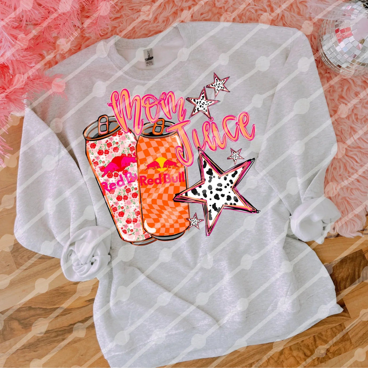 Redb Mom juice tee or sweatshirt - Quarter Circle AK Boutique