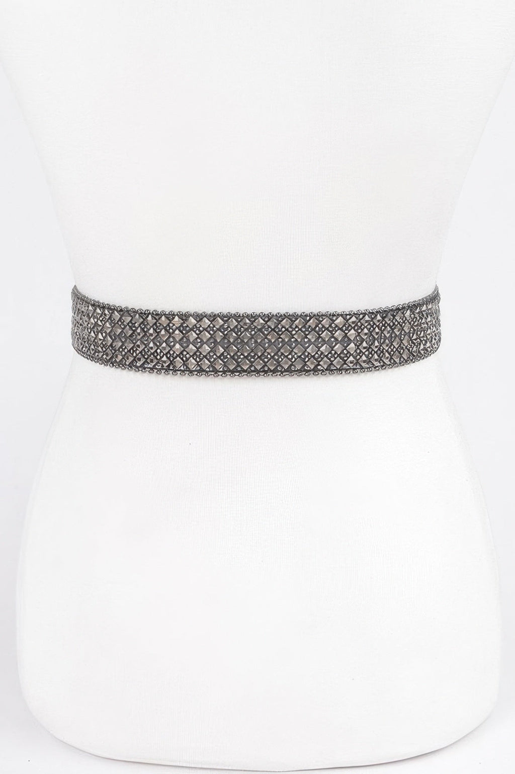 Rhinestone Western Style Plus Size Belt - Quarter Circle AK Boutique