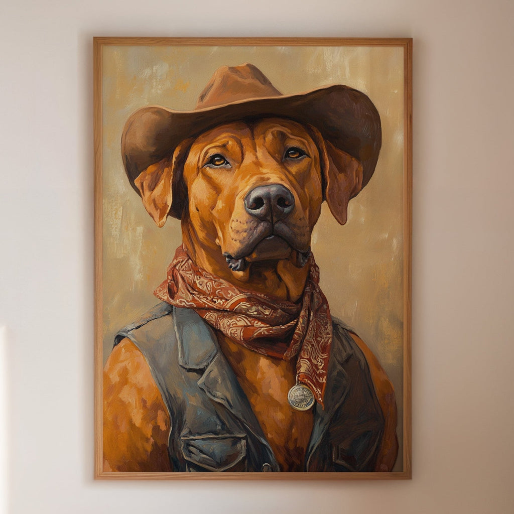 Rhodesian Ridgeback Desert Deputy - Quarter Circle AK Boutique
