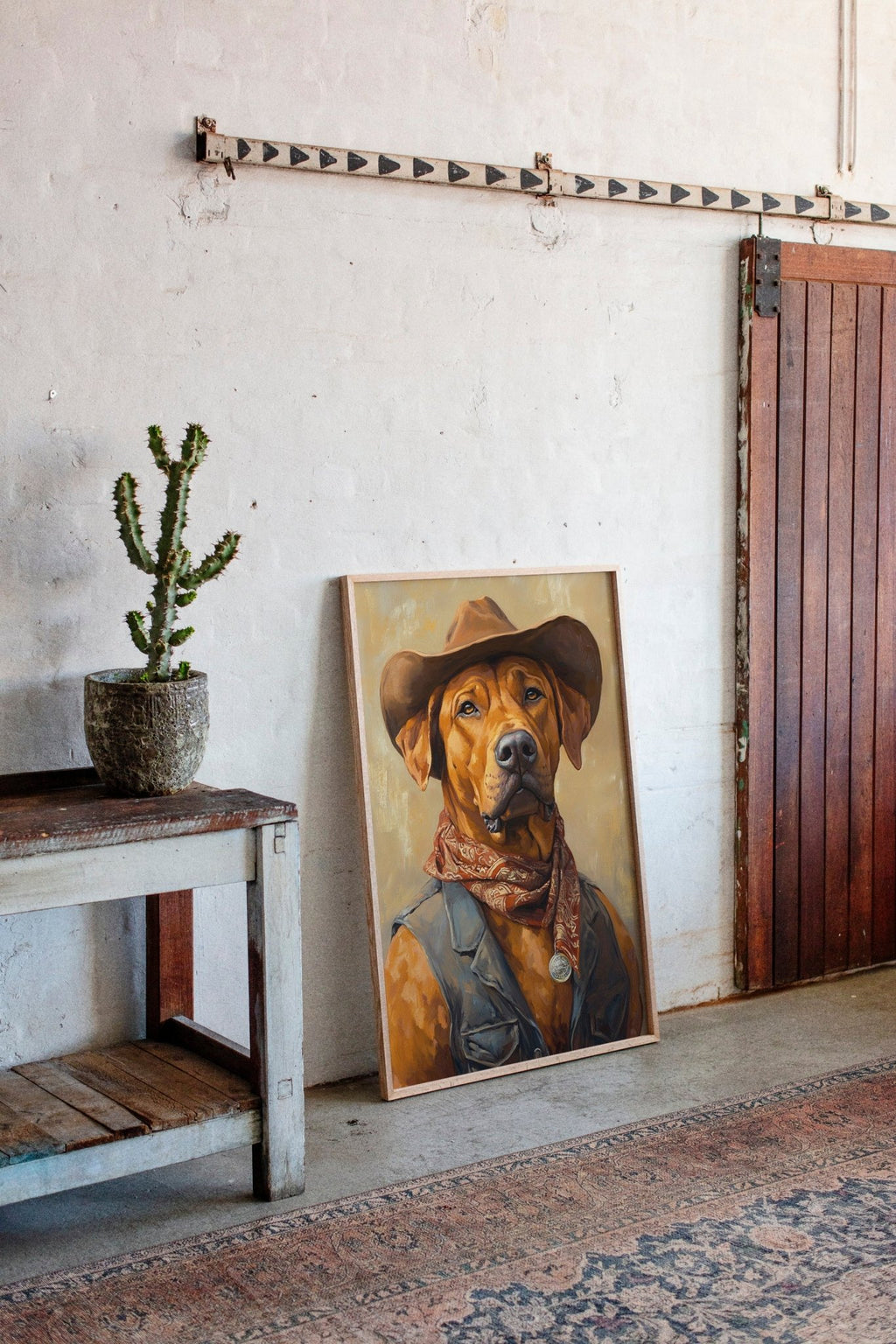 Rhodesian Ridgeback Desert Deputy - Quarter Circle AK Boutique