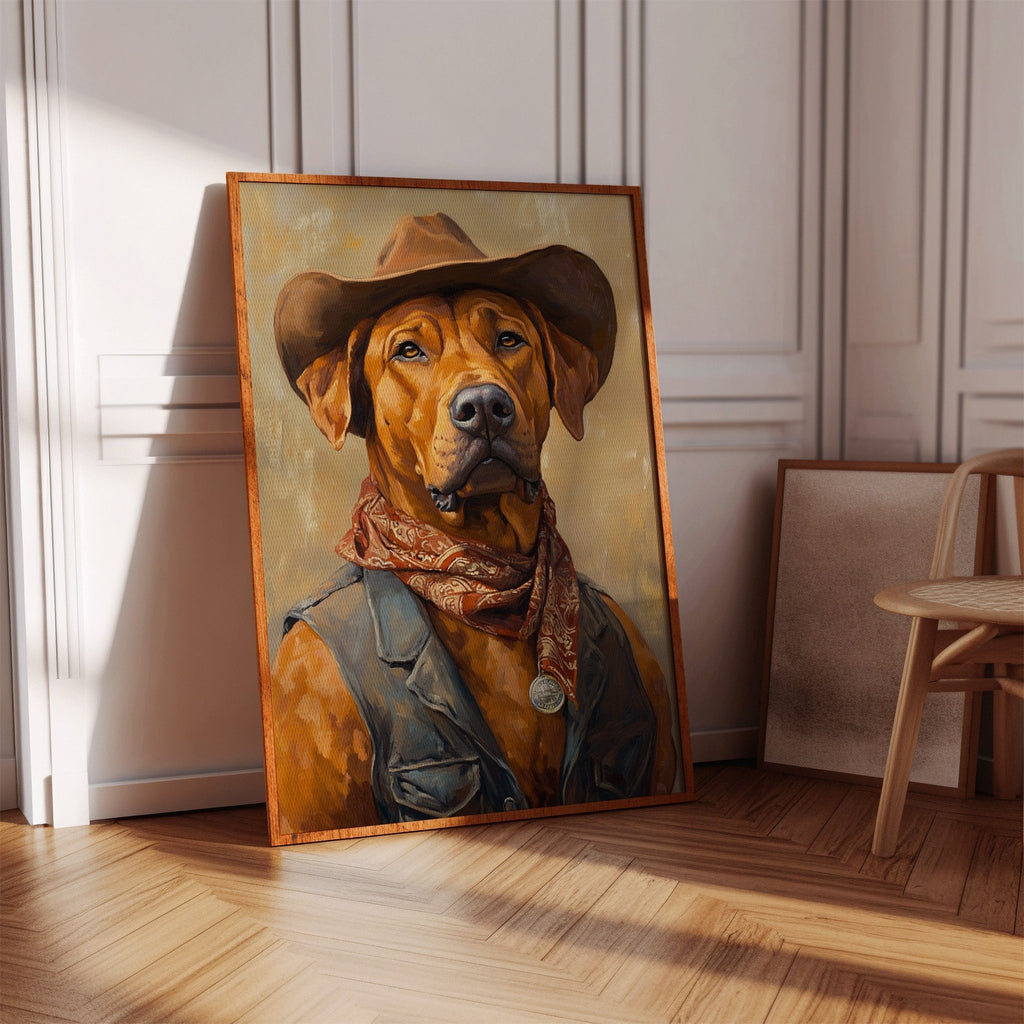 Rhodesian Ridgeback Desert Deputy - Quarter Circle AK Boutique