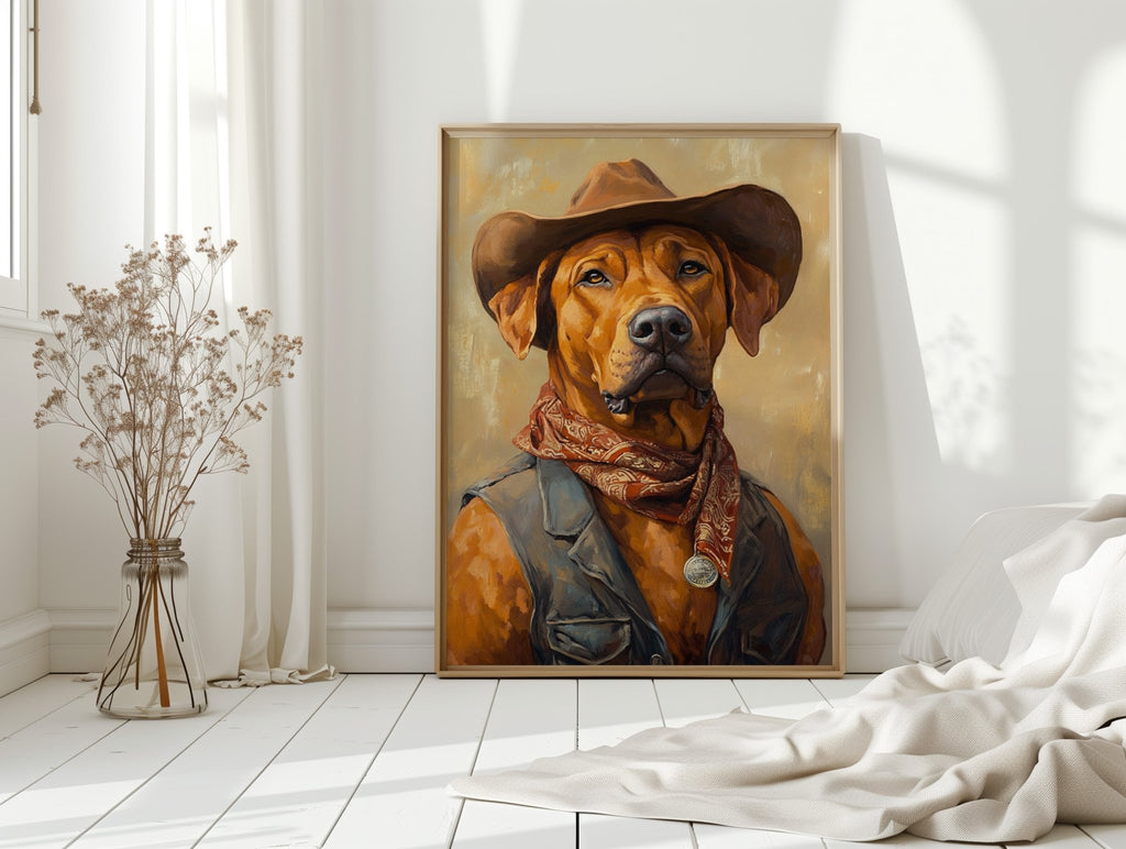 Rhodesian Ridgeback Desert Deputy - Quarter Circle AK Boutique