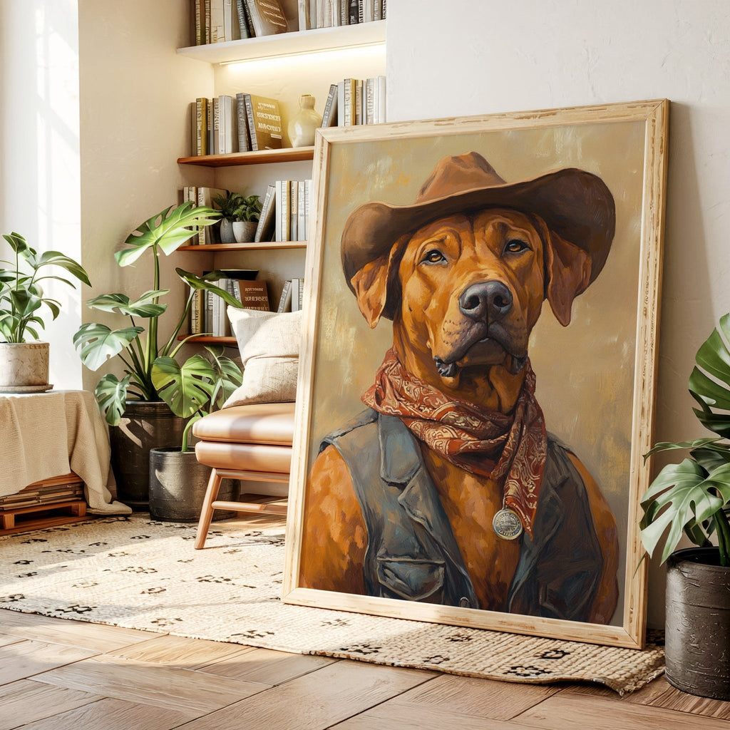 Rhodesian Ridgeback Desert Deputy - Quarter Circle AK Boutique