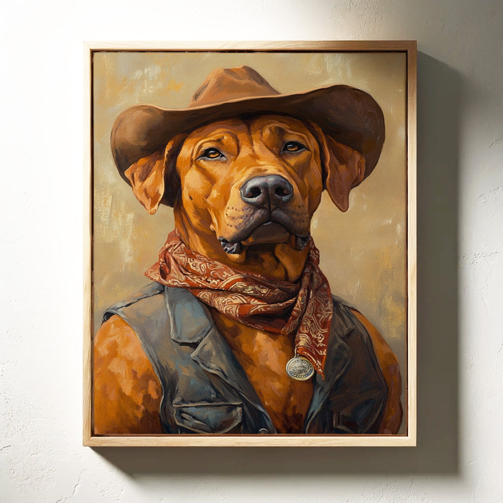 Rhodesian Ridgeback Desert Deputy - Quarter Circle AK Boutique