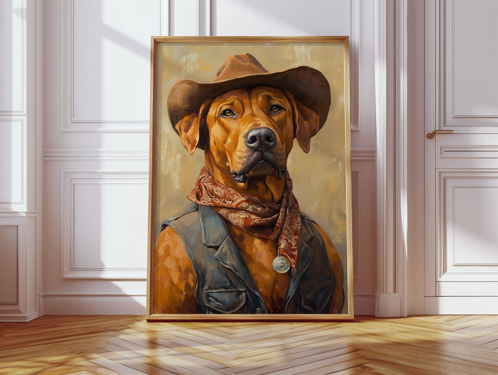 Rhodesian Ridgeback Desert Deputy - Quarter Circle AK Boutique