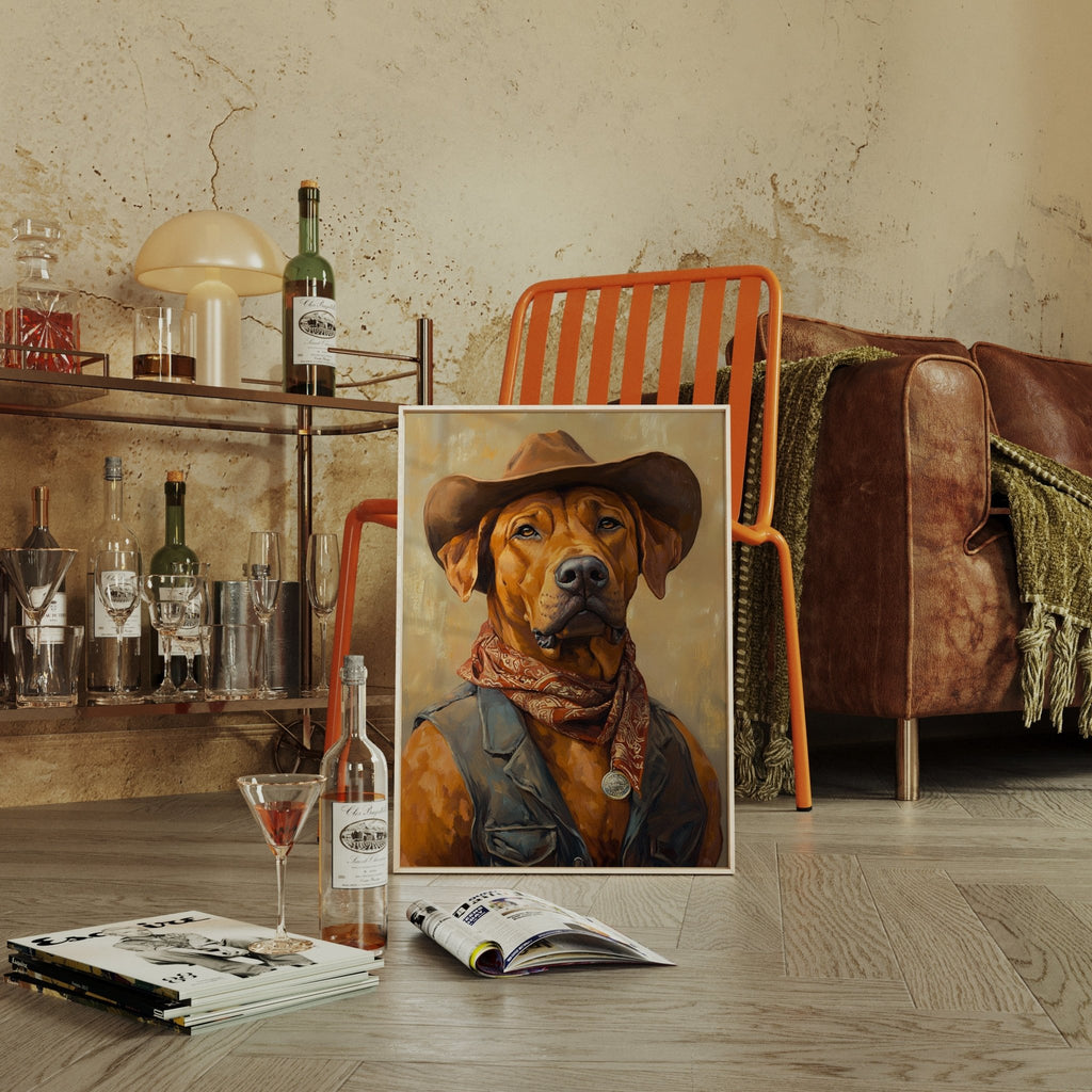 Rhodesian Ridgeback Desert Deputy - Quarter Circle AK Boutique