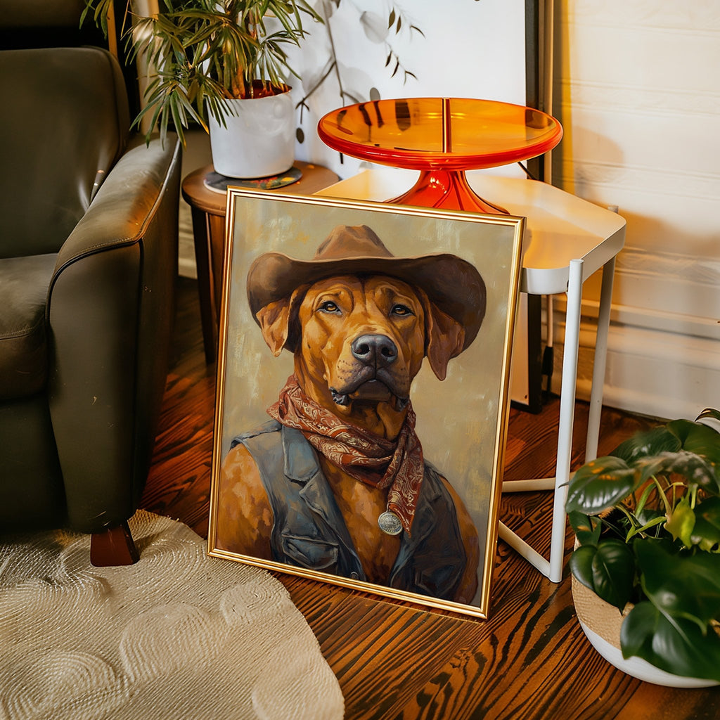 Rhodesian Ridgeback Desert Deputy - Quarter Circle AK Boutique