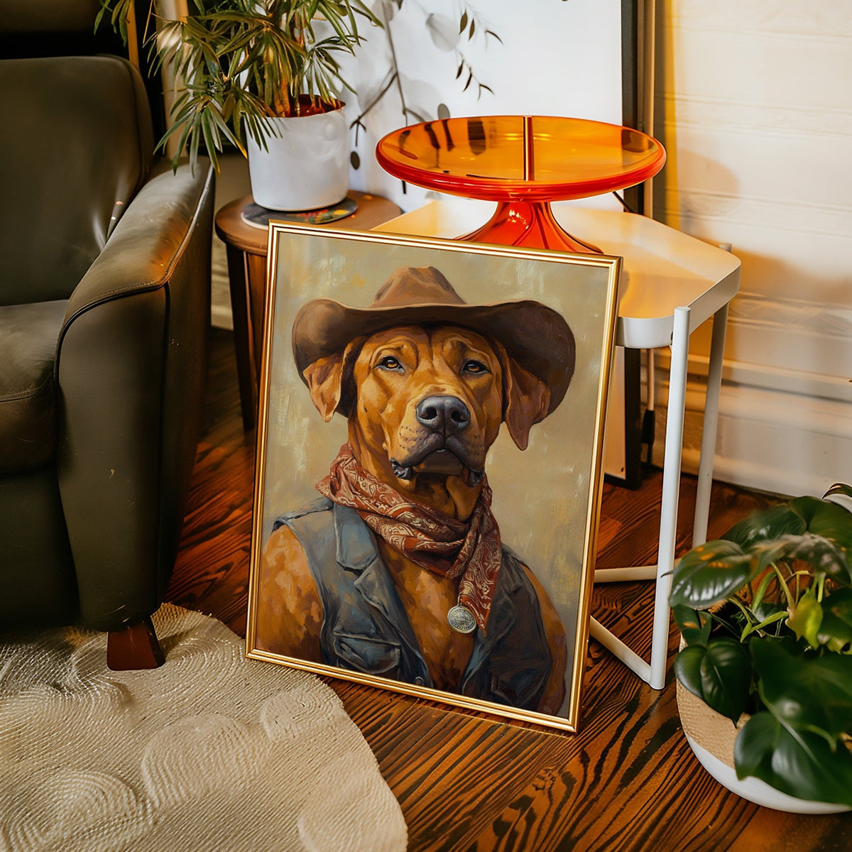 Rhodesian Ridgeback Desert Deputy - Quarter Circle AK Boutique