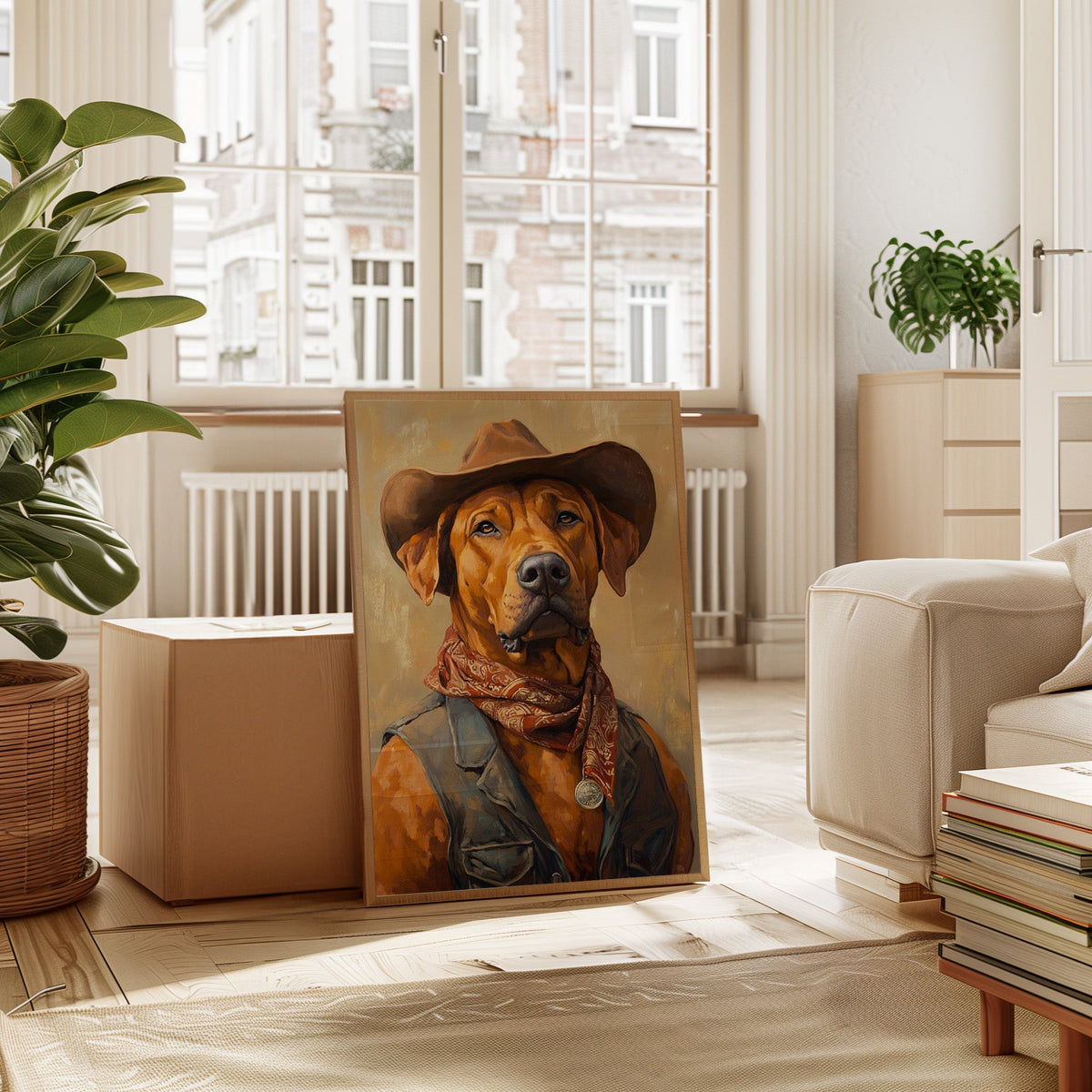 Rhodesian Ridgeback Desert Deputy - Quarter Circle AK Boutique