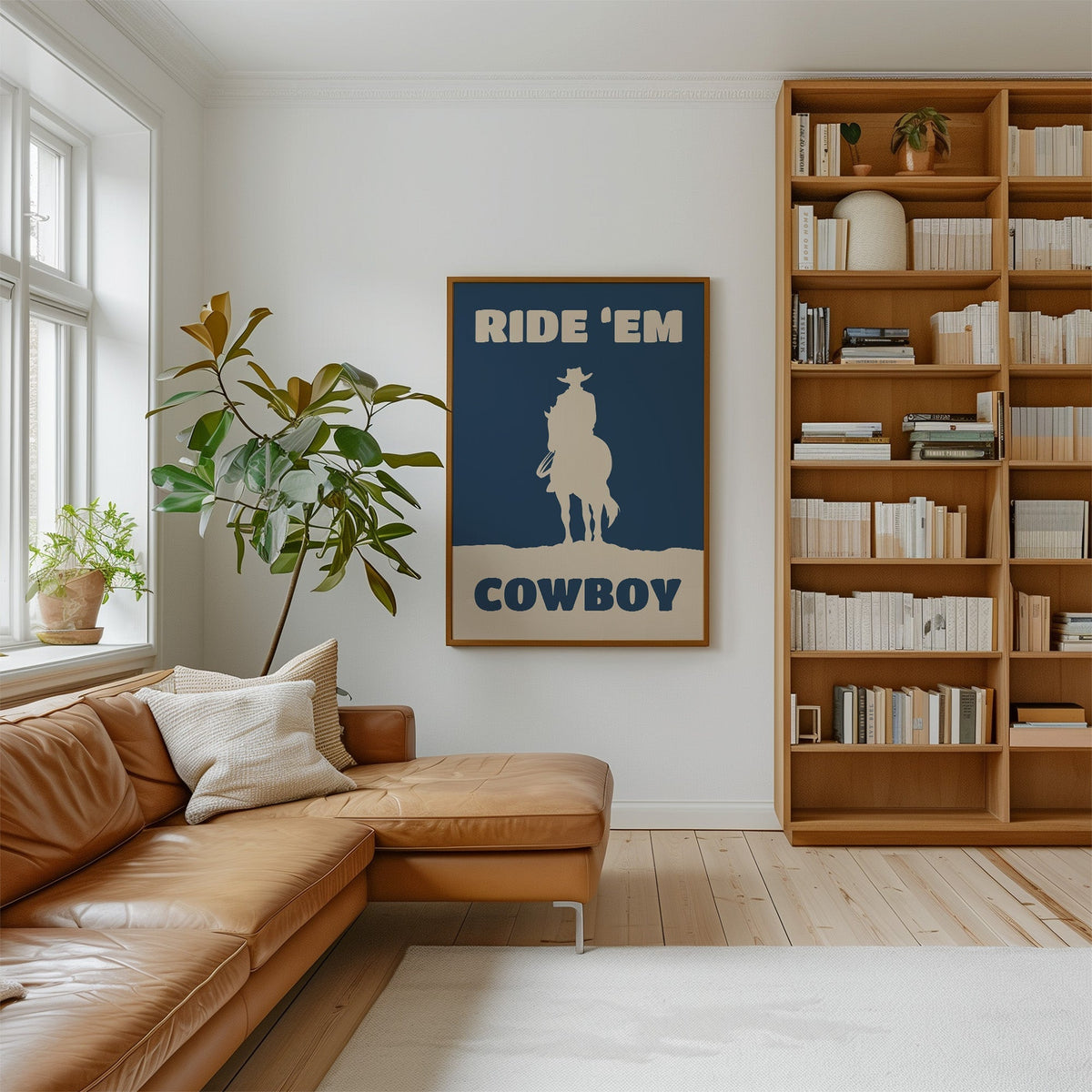 Ride 'Em Cowboy Print – Western Cowboy Wall Art - Quarter Circle AK Boutique