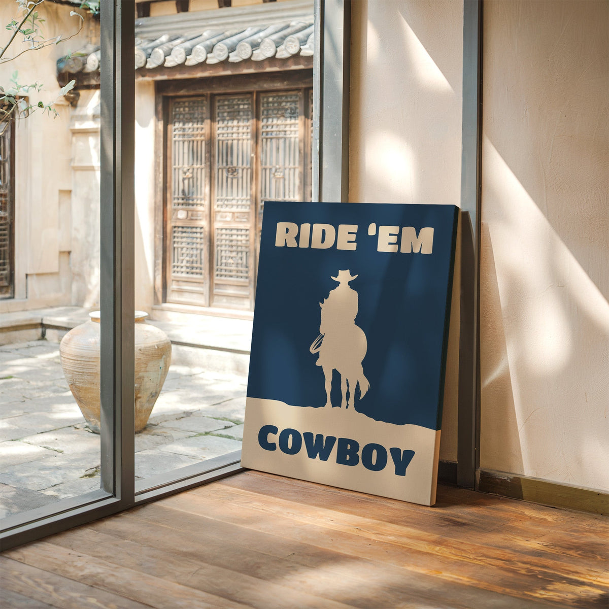 Ride 'Em Cowboy Print – Western Cowboy Wall Art - Quarter Circle AK Boutique