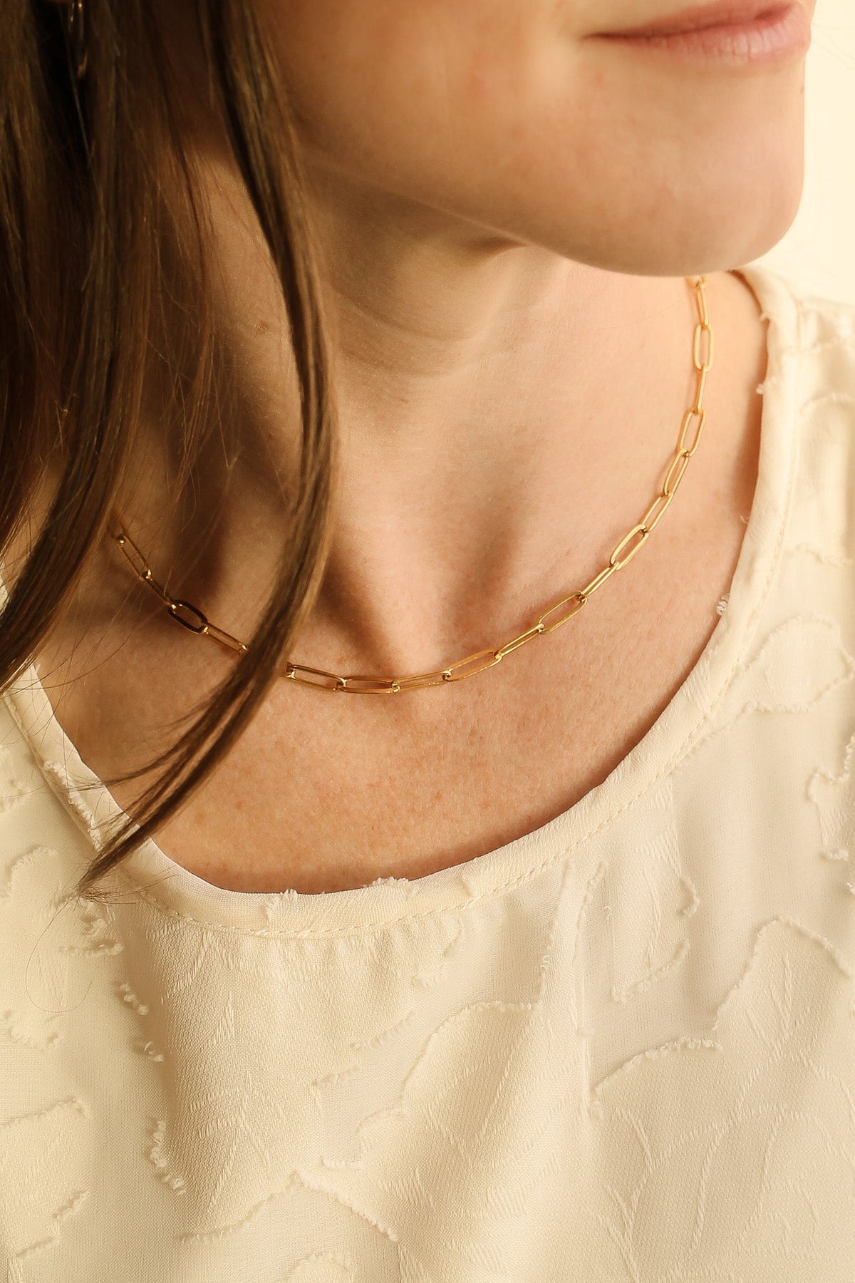 Riley Necklace - Quarter Circle AK Boutique