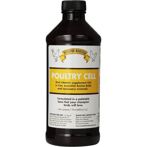 Rooster Booster Poultry Cell Vitamin Supplement 16 oz. Bird Iron Amino Acids B-Complex - Quarter Circle AK Boutique