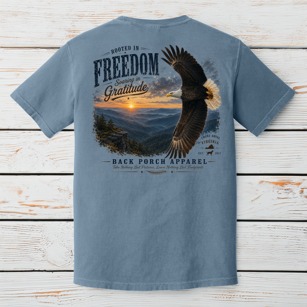 Rooted In Freedom Comfort Colors Graphic Tee
