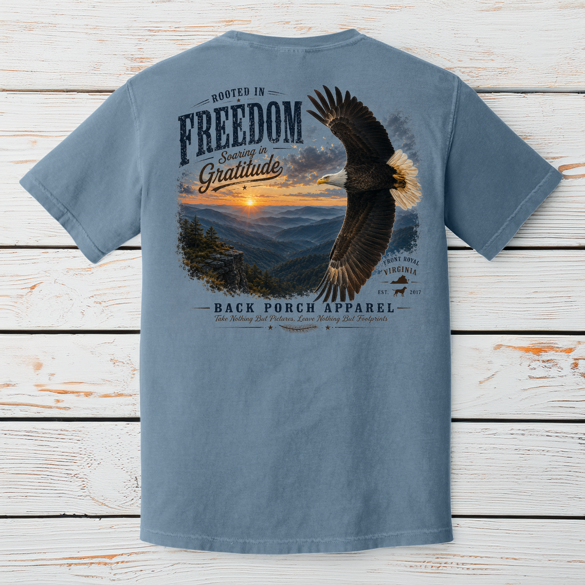 Rooted In Freedom Comfort Colors Graphic Tee