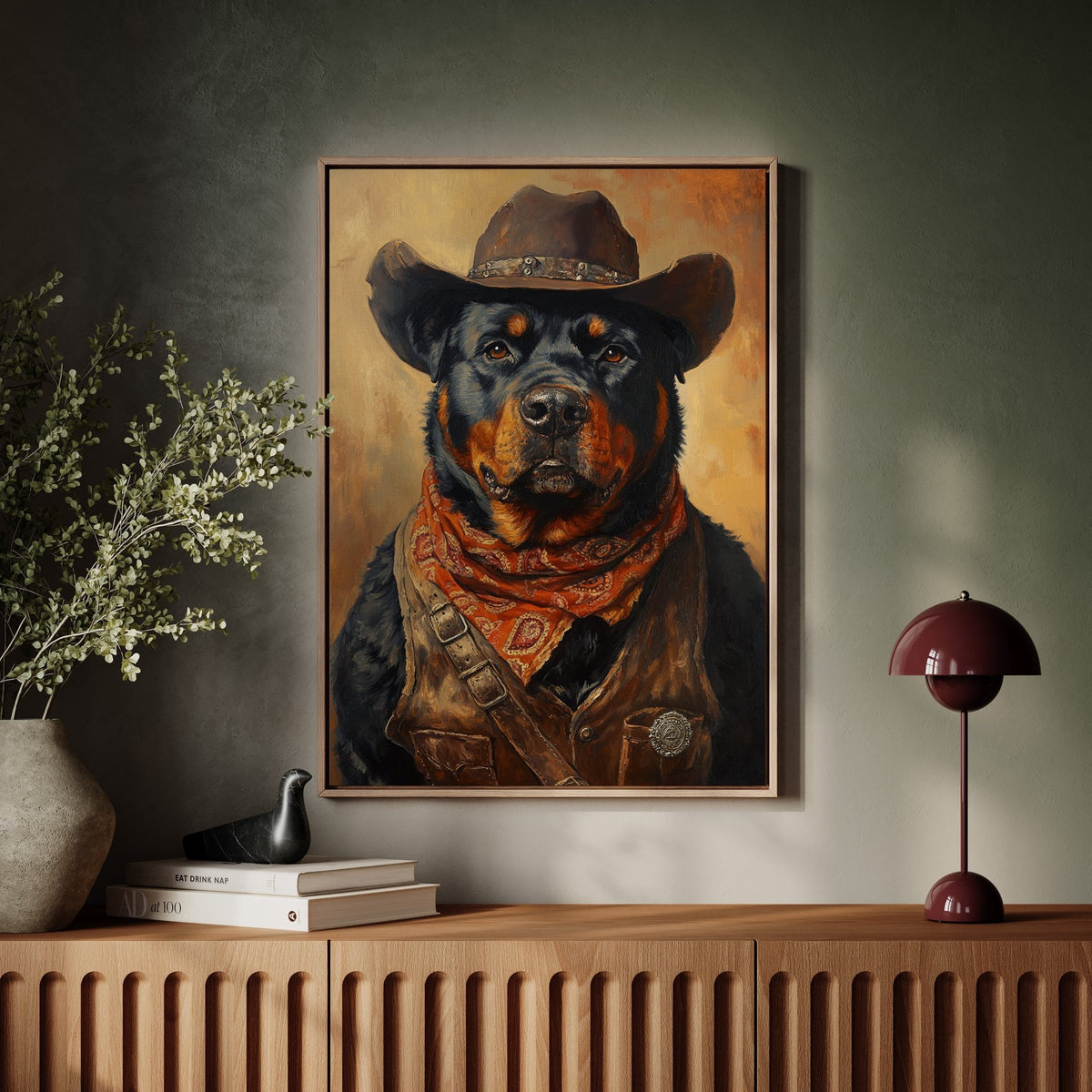 Rottweiler Ranger in the Wild West - Quarter Circle AK Boutique